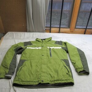 Columbia Jacket Youth XL 18/20 Green Insulated Waterproof Winter Snow Snowboard